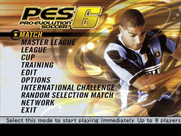 خرید بازی Pes 6 – فوتبال حرفه ای برای PS2